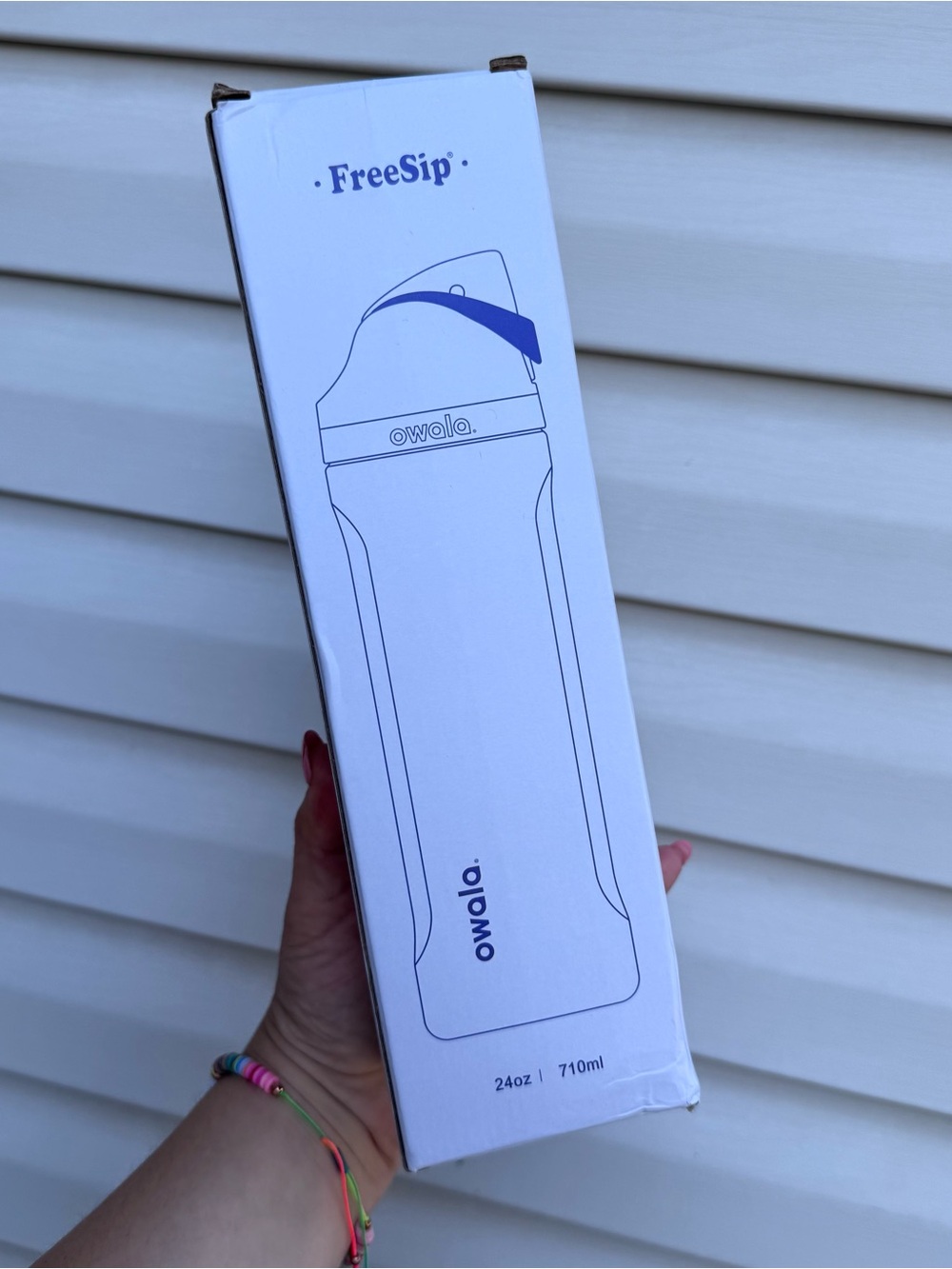 NWT Owala FreeSip 24oz Water Bottle Periwinkle Blue Insulated Stainless Steel - Picture 7 of 10